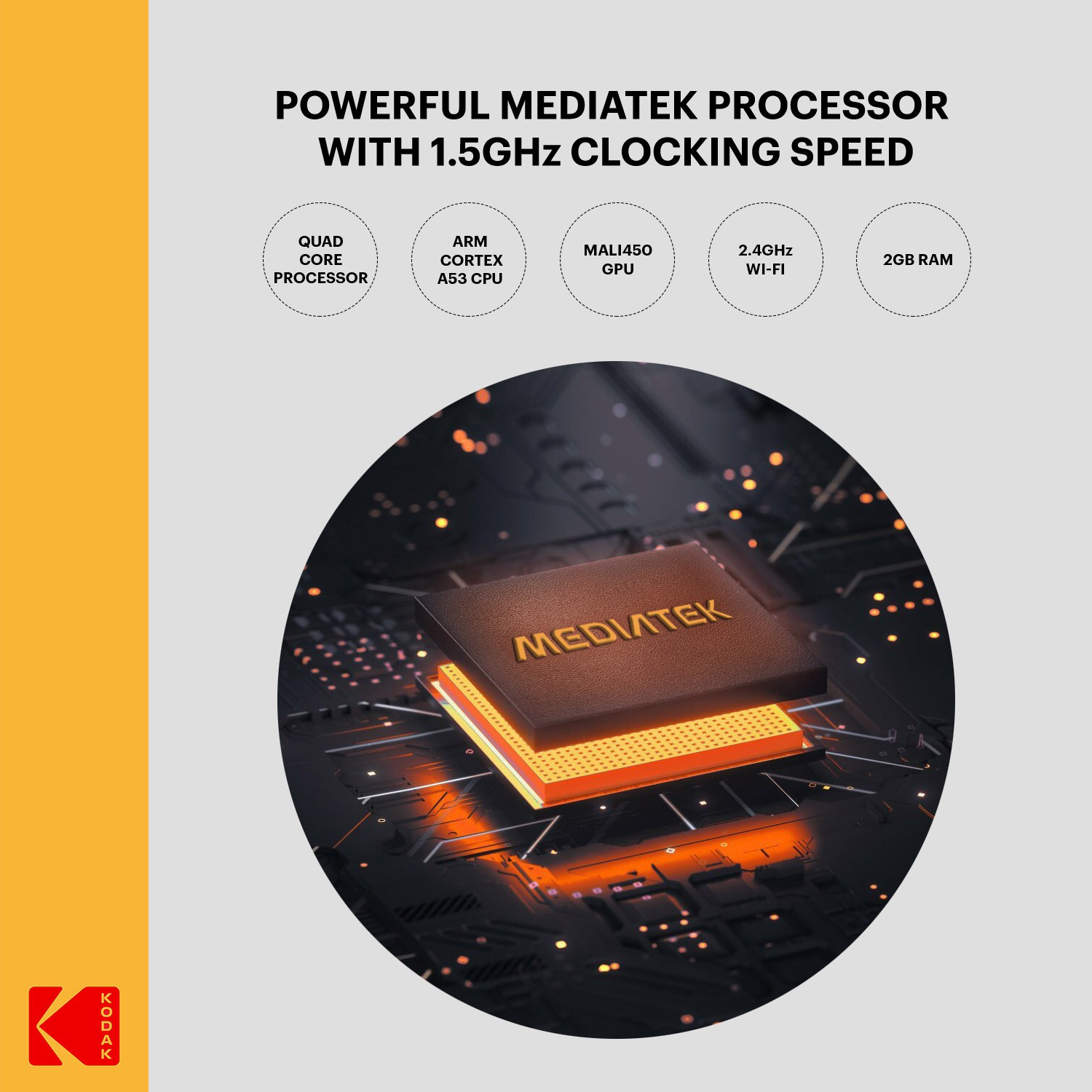 Image of KODAK CA PRO 126 cm (50 inch) Ultra HD (4K) LED Smart Android TV with Dolby MS12 & Dolby Digital Plus