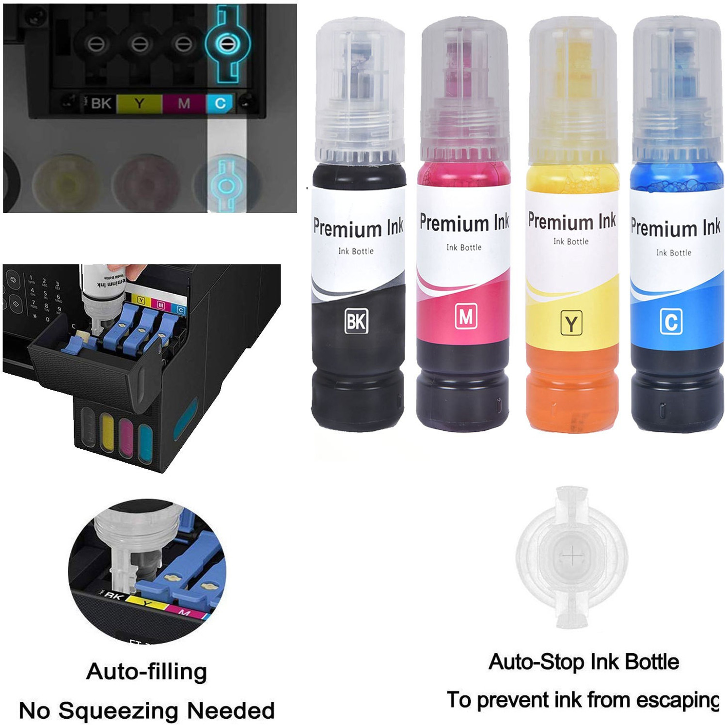 Moore Good Ink Good One Ink For 001 /003 L3110,L3100,L3115,L4150,L5190,L6160 ,L6170 ...