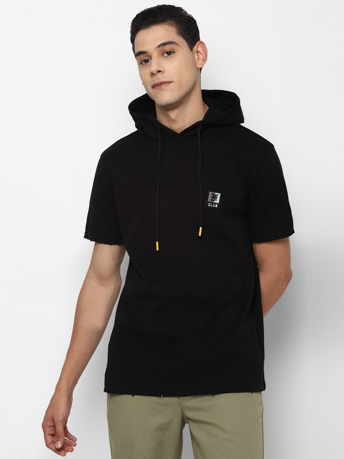 Forever 21 discount short sleeve hoodie