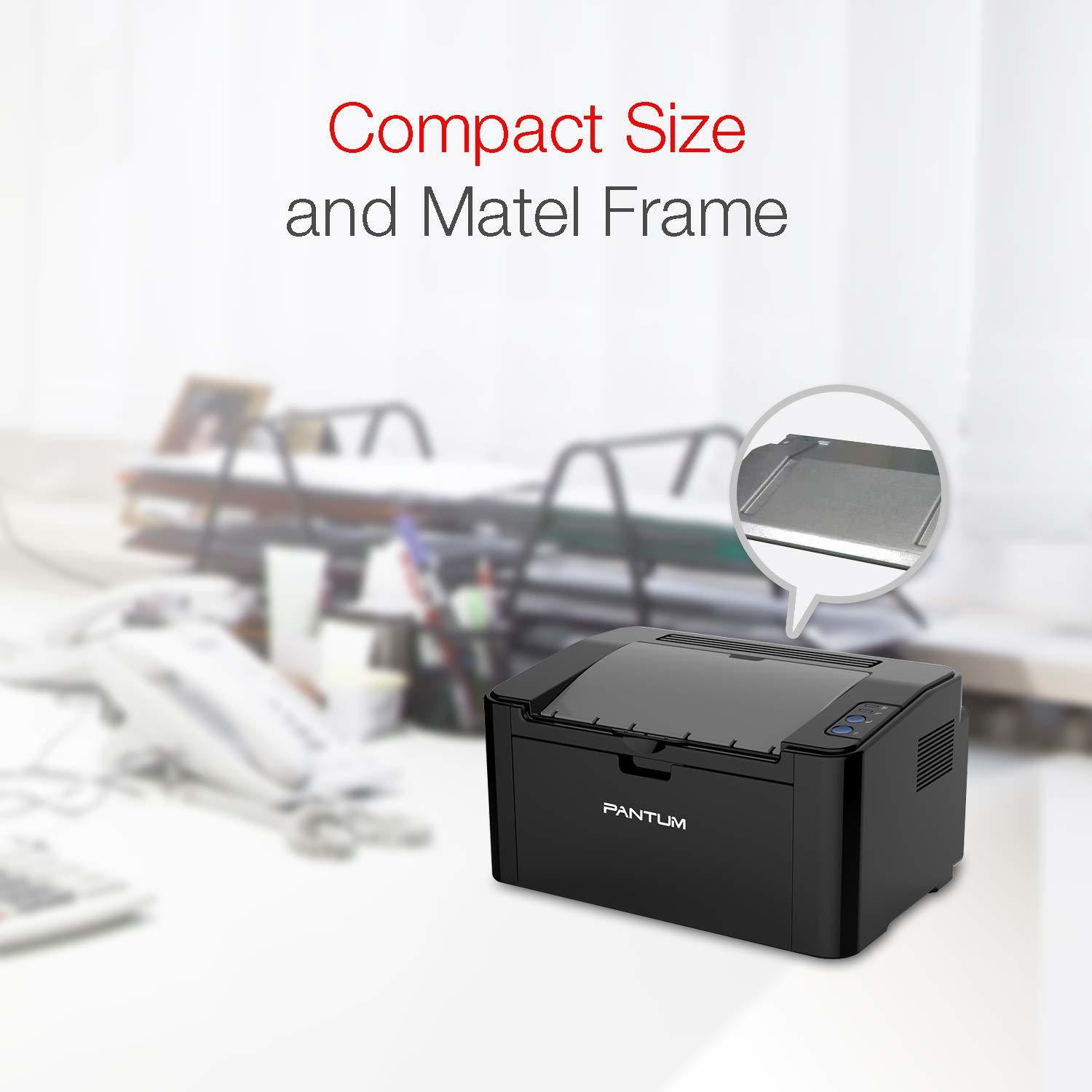 Image of PANTUM P25500 SERIES 2518 Single Function Monochrome Laser Printer (Black, Toner Cartridge)