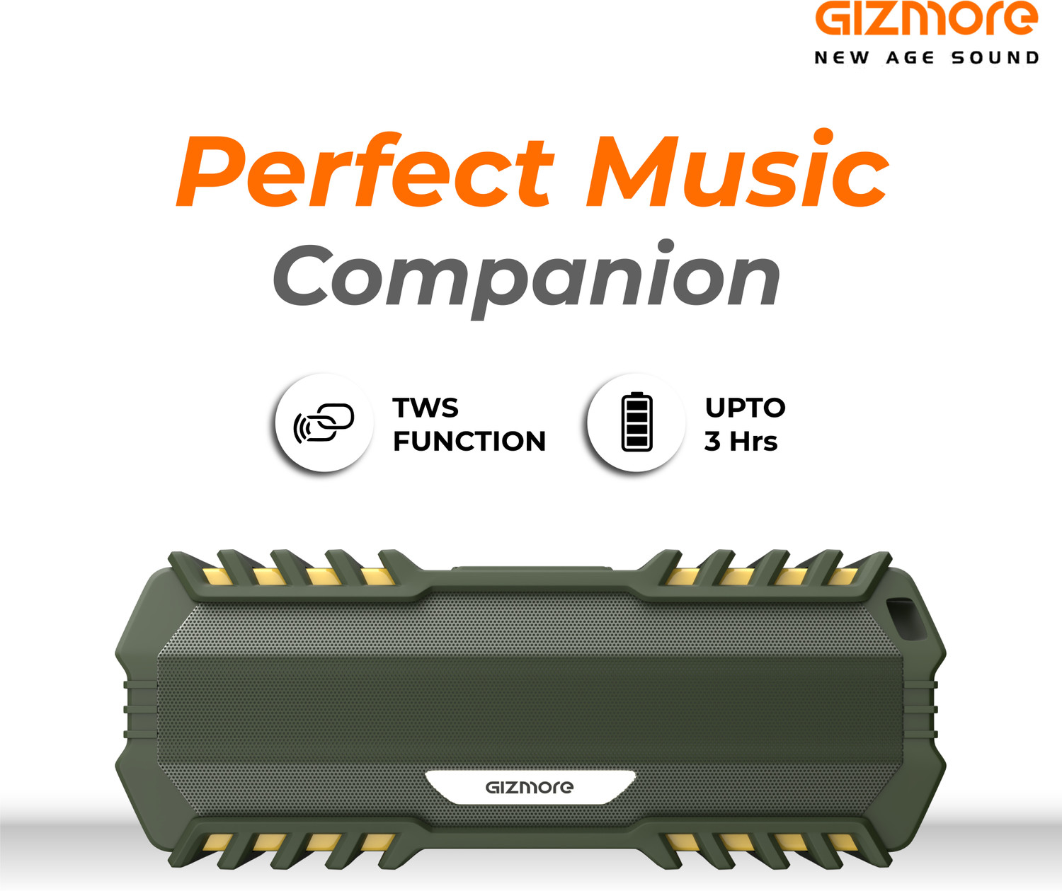 Image of Gizmore MS512 Music Powerhouse Portable BT Speaker with TWS Function 10 W Bluetooth Speaker