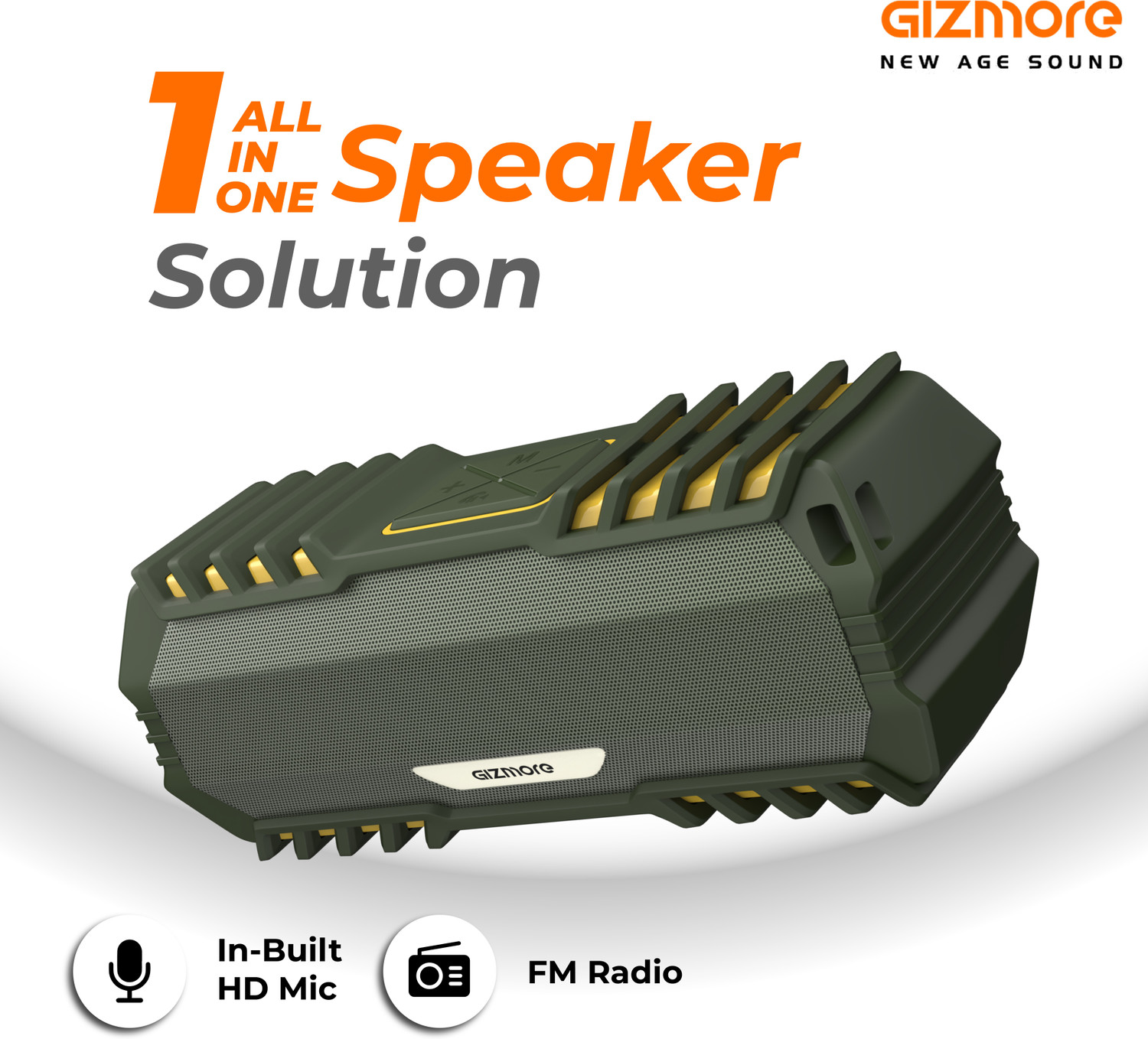 Image of Gizmore MS512 Music Powerhouse Portable BT Speaker with TWS Function 10 W Bluetooth Speaker