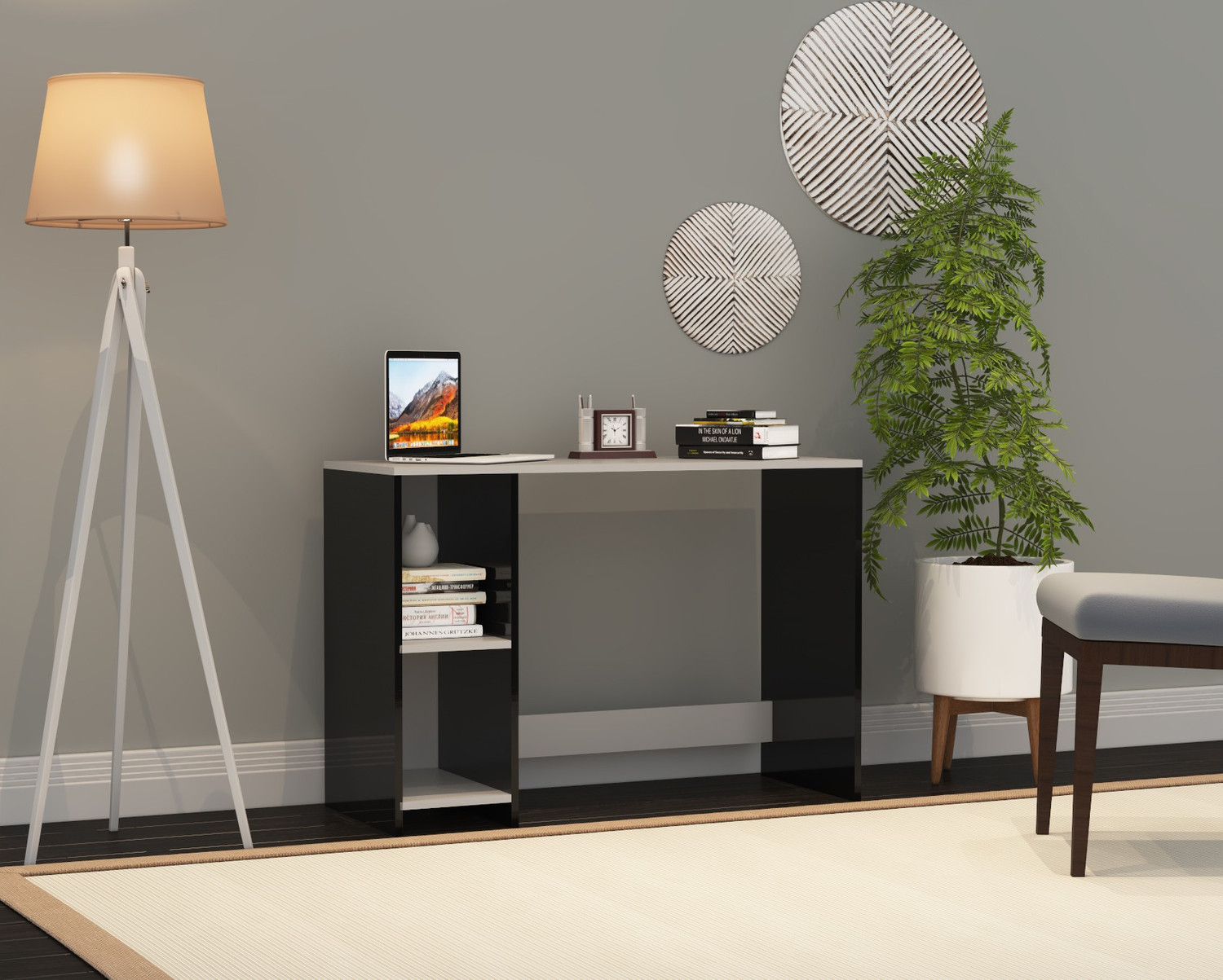 Image of Flipkart Perfect Homes Multifunctional Wooden Study Table /Writing Table /Laptop Computer Desk for Home / Engineered Wood Study Table