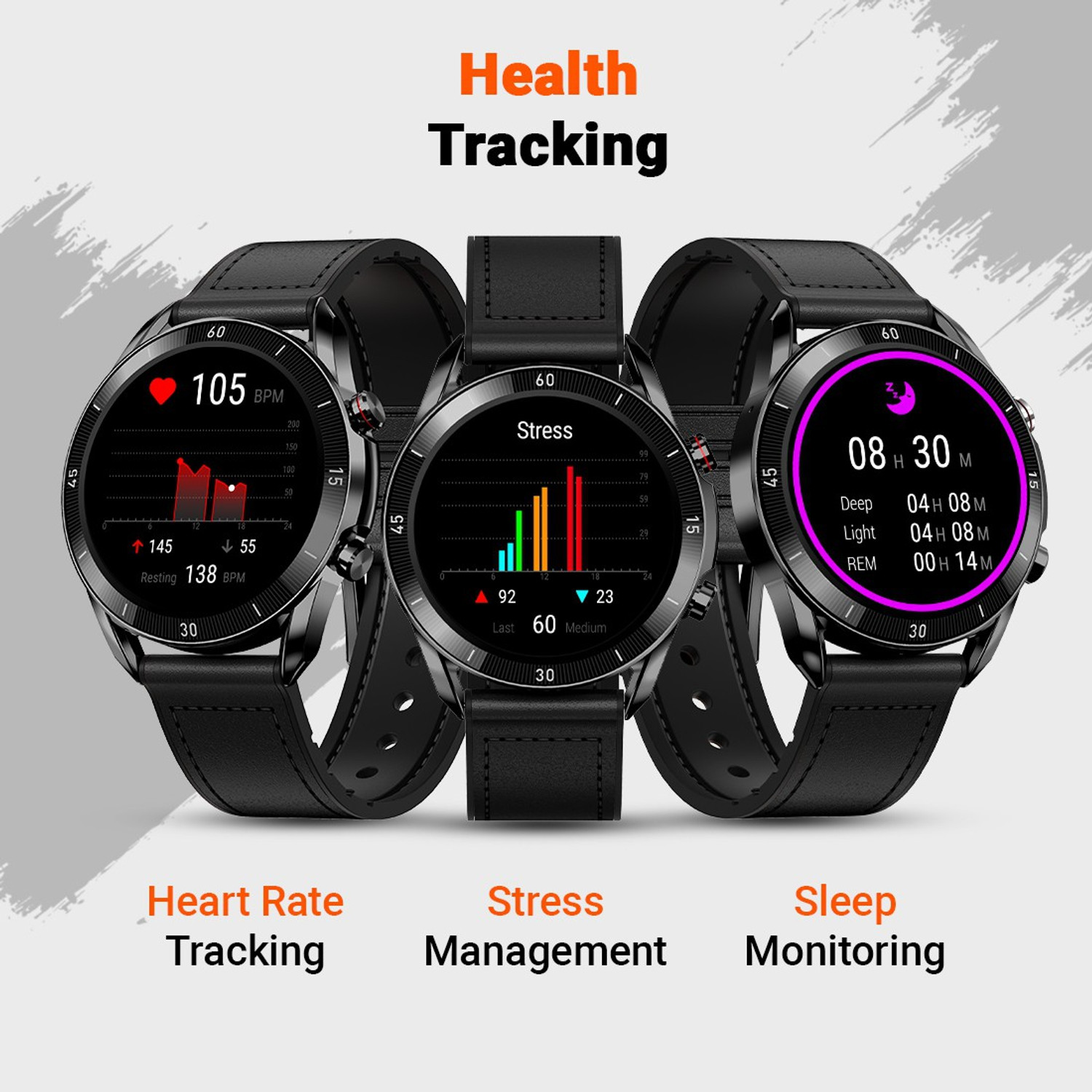 Image of Fire-Boltt Almighty 35.3mm (1.39) AMOLED BT Calling High Res 464*464, Voice Assistance Smartwatch