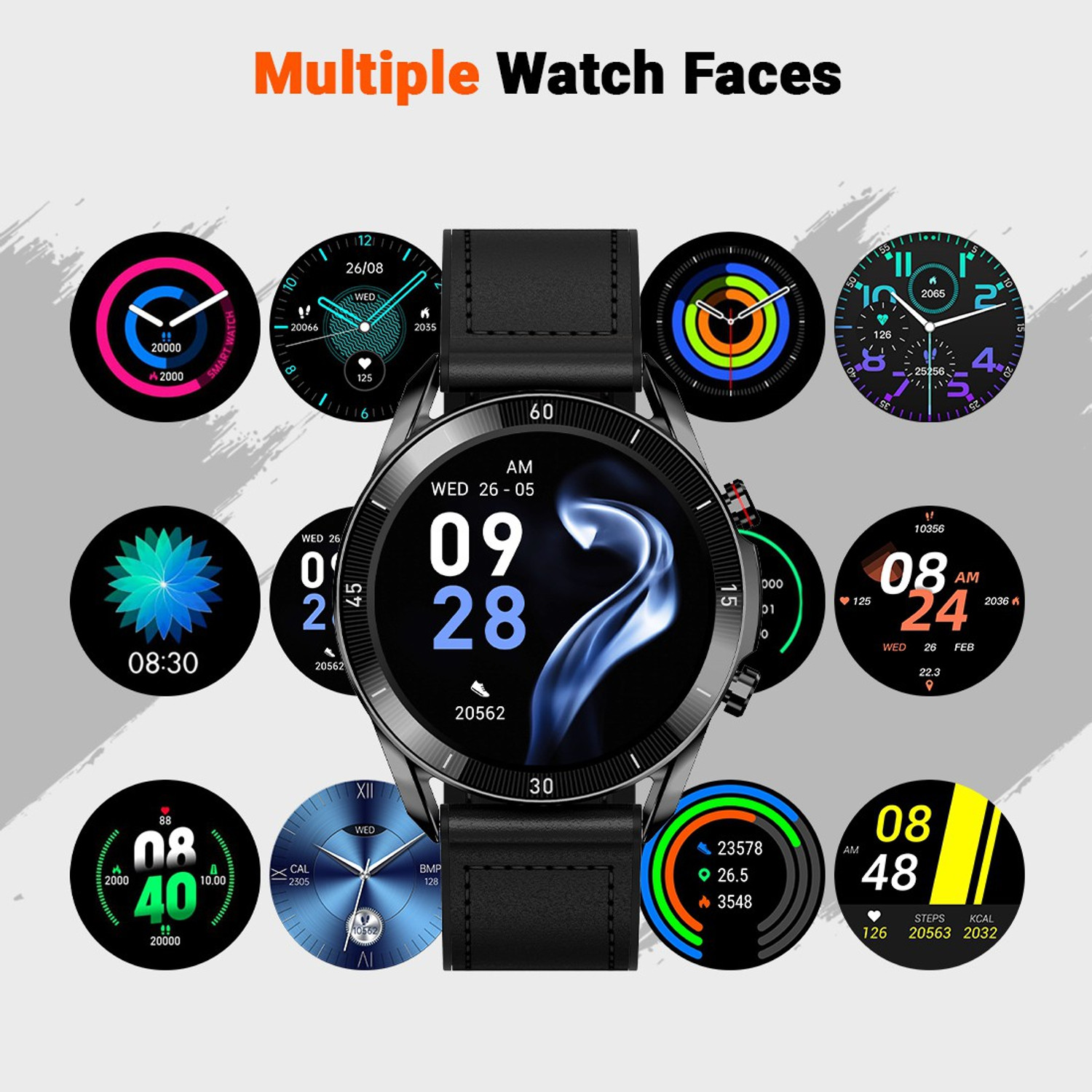 Image of Fire-Boltt Almighty 35.3mm (1.39) AMOLED BT Calling High Res 464*464, Voice Assistance Smartwatch