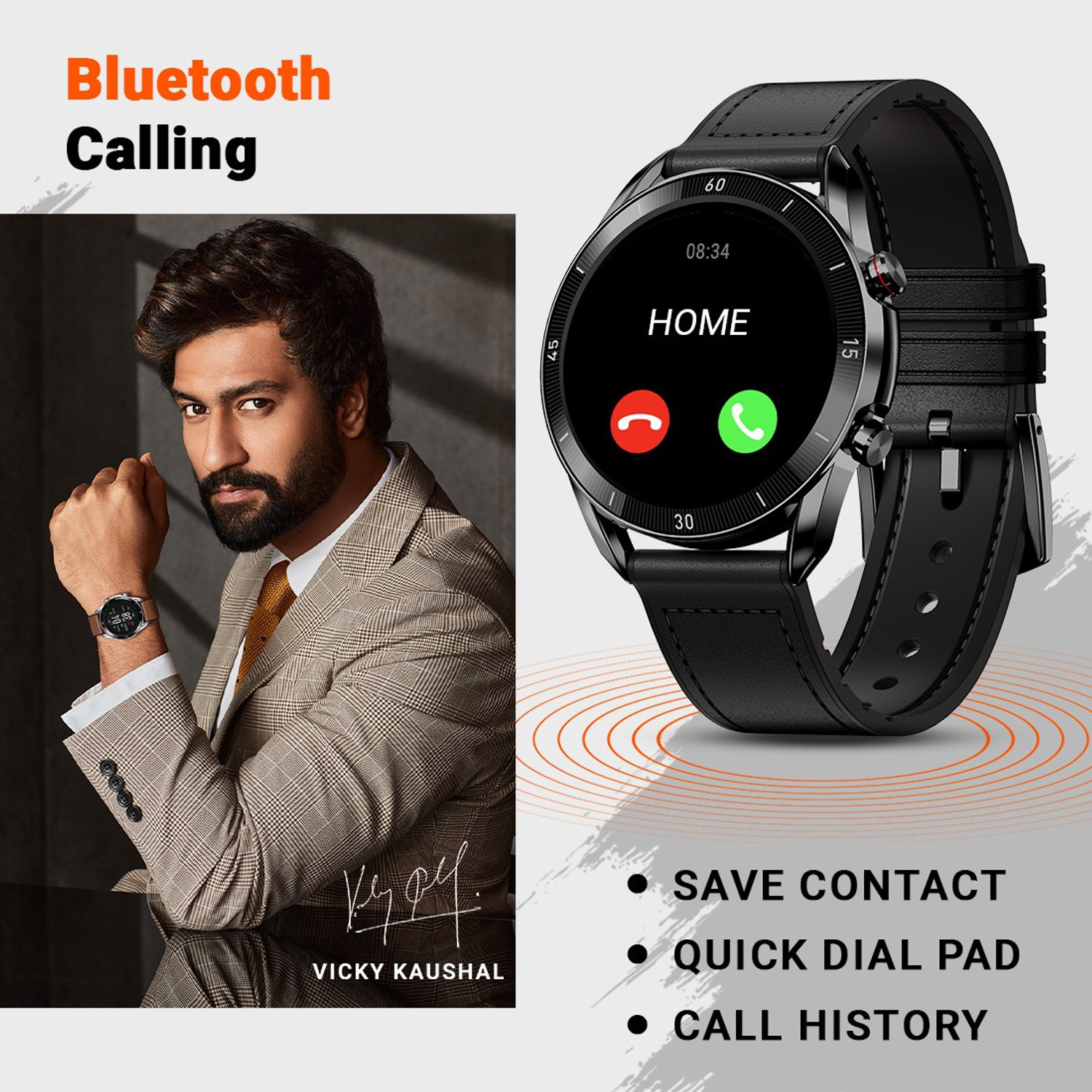 Image of Fire-Boltt Almighty 35.3mm (1.39) AMOLED BT Calling High Res 464*464, Voice Assistance Smartwatch