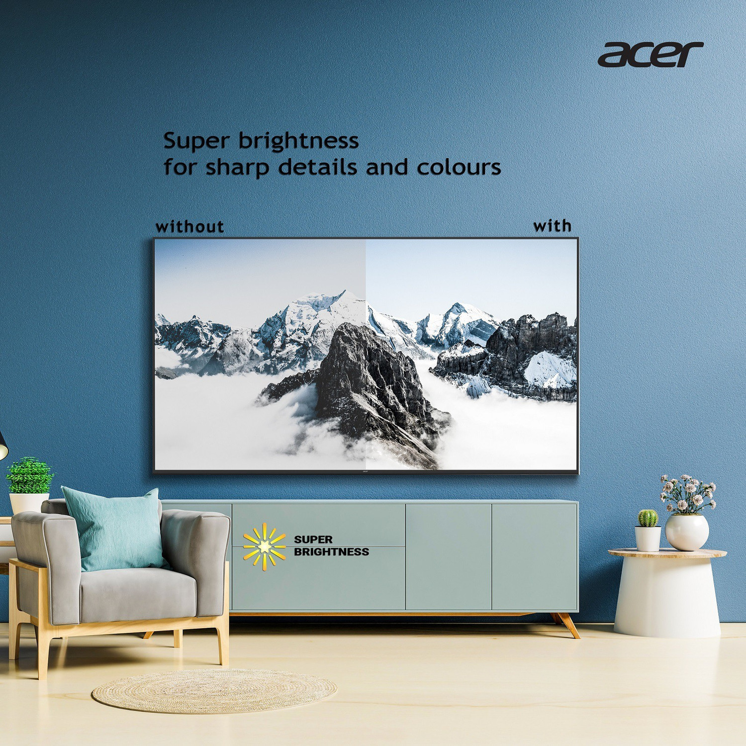 Image of Acer XL Series 177.8 cm (70 inch) Ultra HD (4K) LED Smart Android TV (AR70AP2851UD)