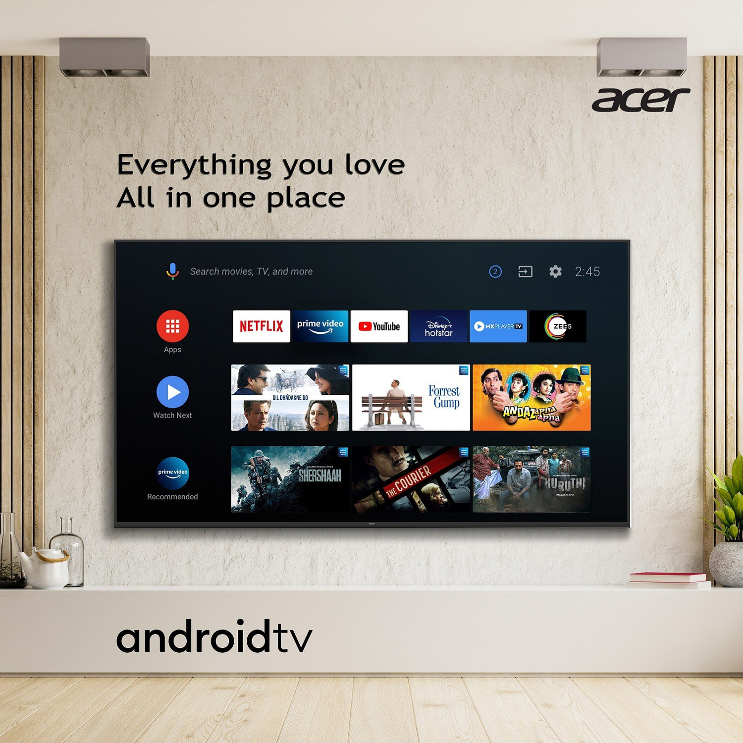 Image of Acer XL Series 177.8 cm (70 inch) Ultra HD (4K) LED Smart Android TV (AR70AP2851UD)