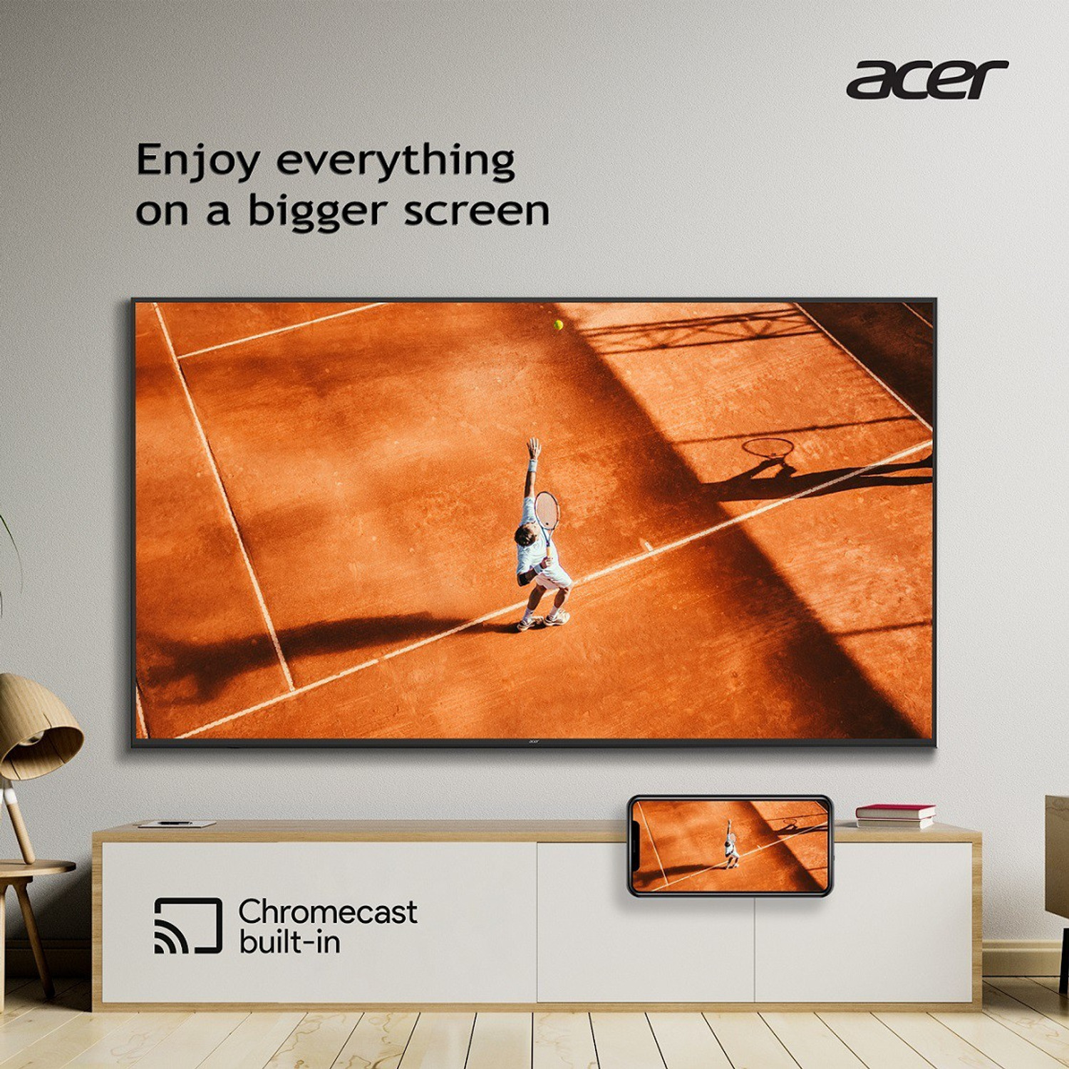 Image of Acer XL Series 177.8 cm (70 inch) Ultra HD (4K) LED Smart Android TV (AR70AP2851UD)