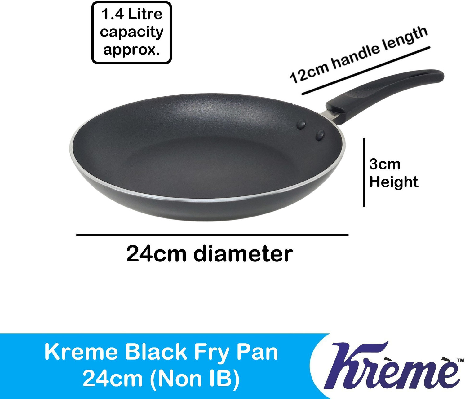 Image of Kreme Fry Pan 24 cm diameter 1.4 L capacity