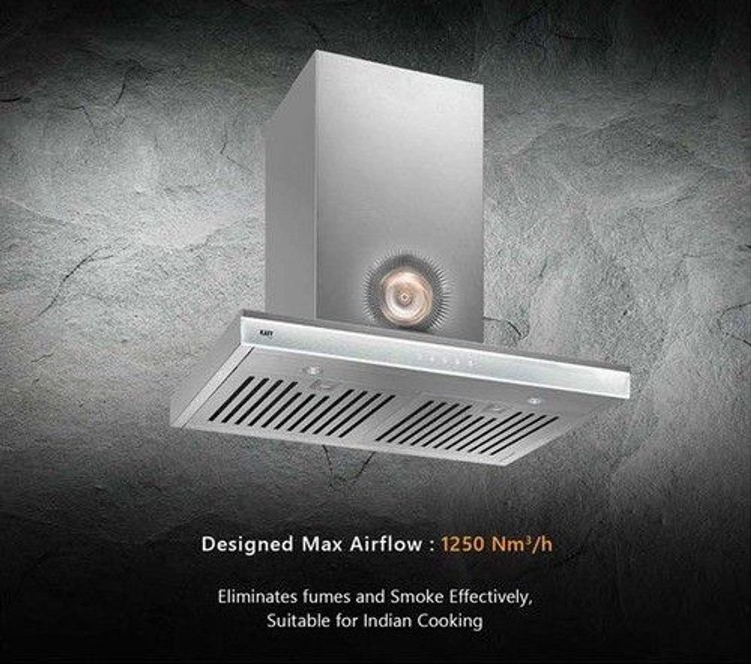 Image of Kaff VISTOSI DHC 60 Auto Clean Wall Mounted Steel 1250 CMH Chimney
