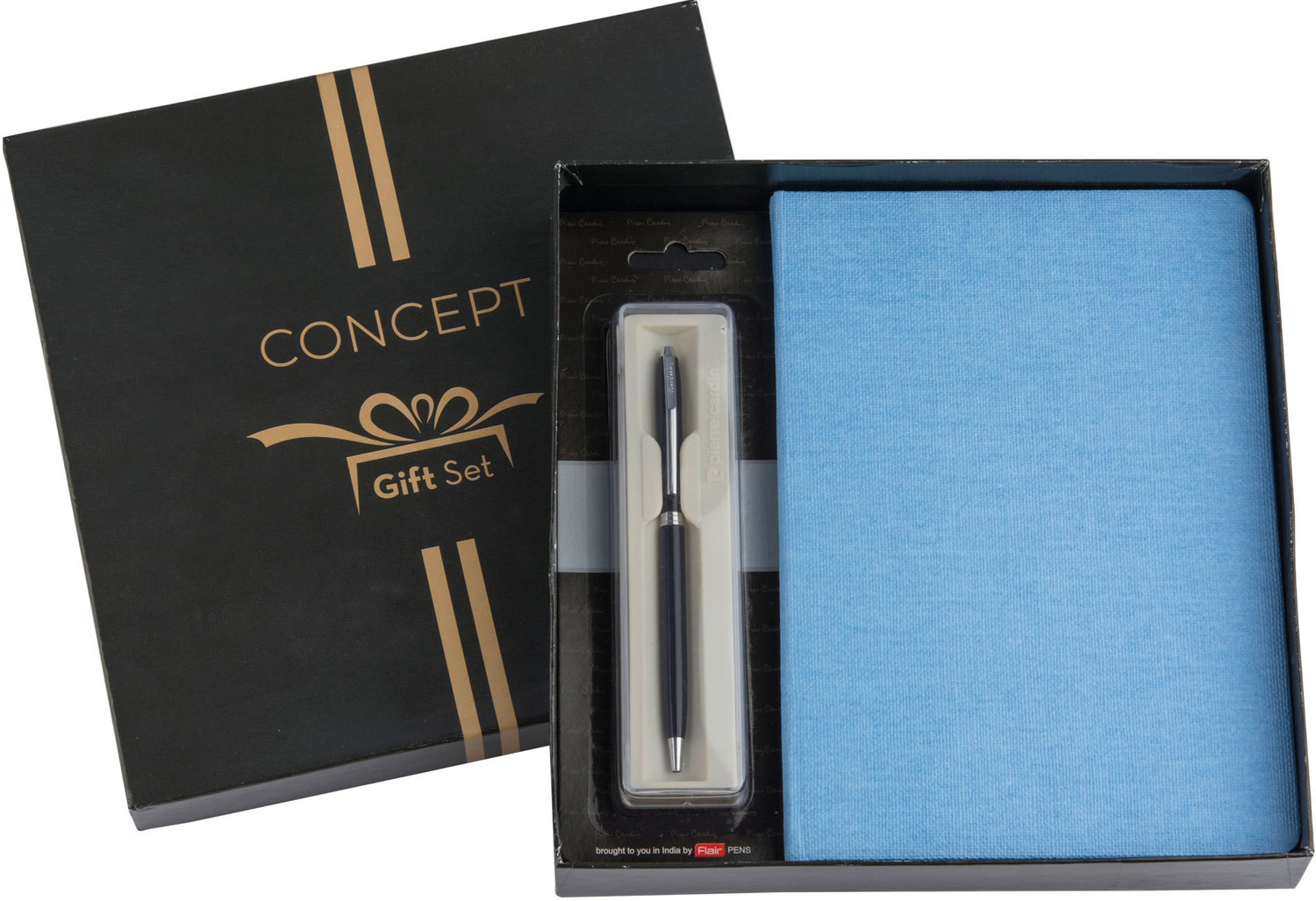 Image of Concept 2022 Canvas Diary + Pierre Cardin Belami Ball Pen Pen Gift Set