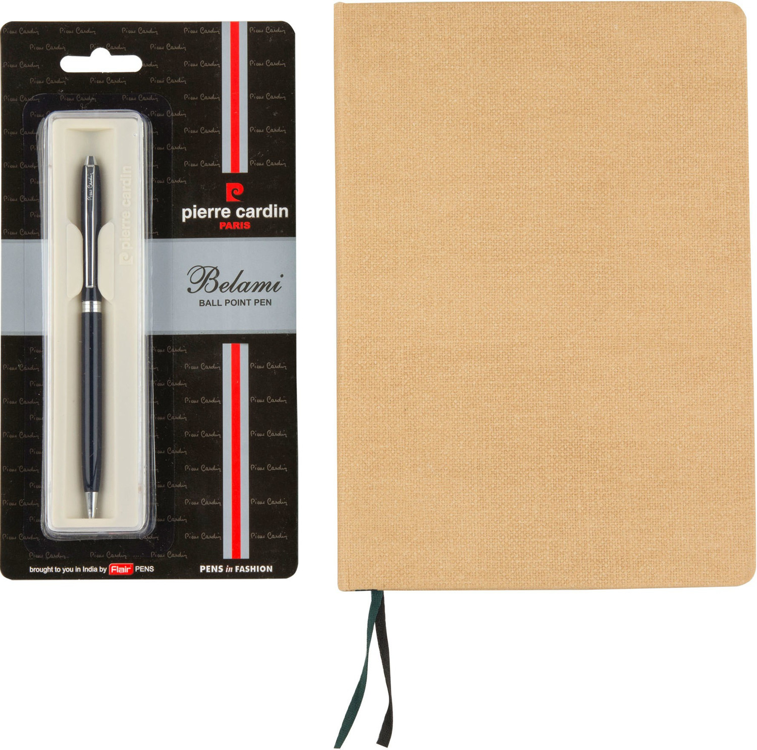 Image of Concept 2022 Canvas Diary + Pierre Cardin Belami Ball Pen Pen Gift Set