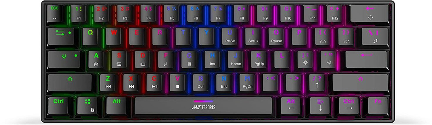 Ant Esports MK1300 Mini Red Swiitch Wired USB Gaming Keyboard