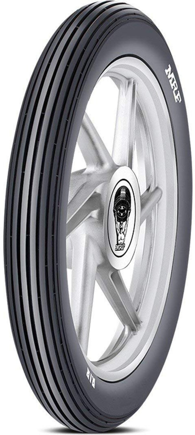 MRF Rib 2.75-18 42P Tube-Type Bike Front Two Wheeler Tyre  (Street, Tube)