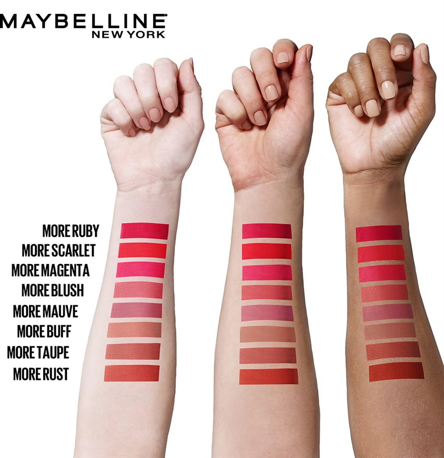 Image of MAYBELLINE NEW YORK Color Sensational Ultimattes Lipstick, 899 More Rust, 1.7 g