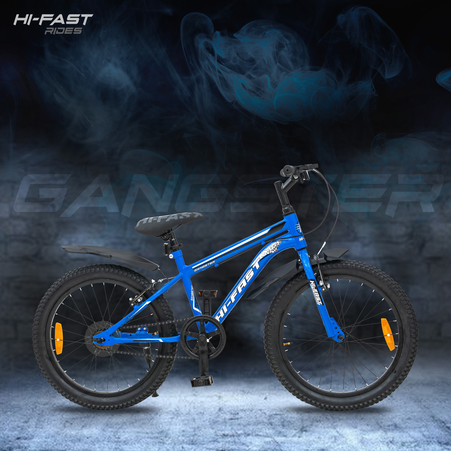 Hi Fast Gangster Sports Cycle For 7 To 10 Years Boys Girls 85 Assembled 20 T Road Cycle Single Speed Blue Rigid Price History