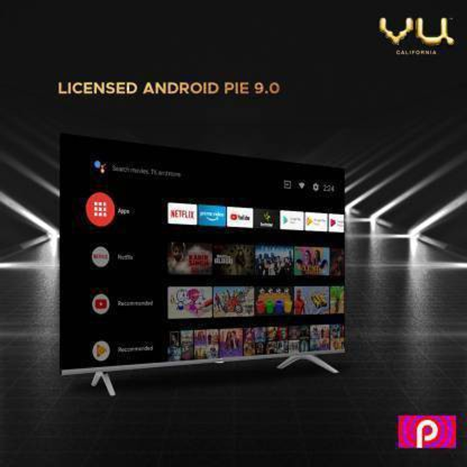 Image of Vu Premium 108 cm (43 inch) Ultra HD (4K) LED Smart Android TV