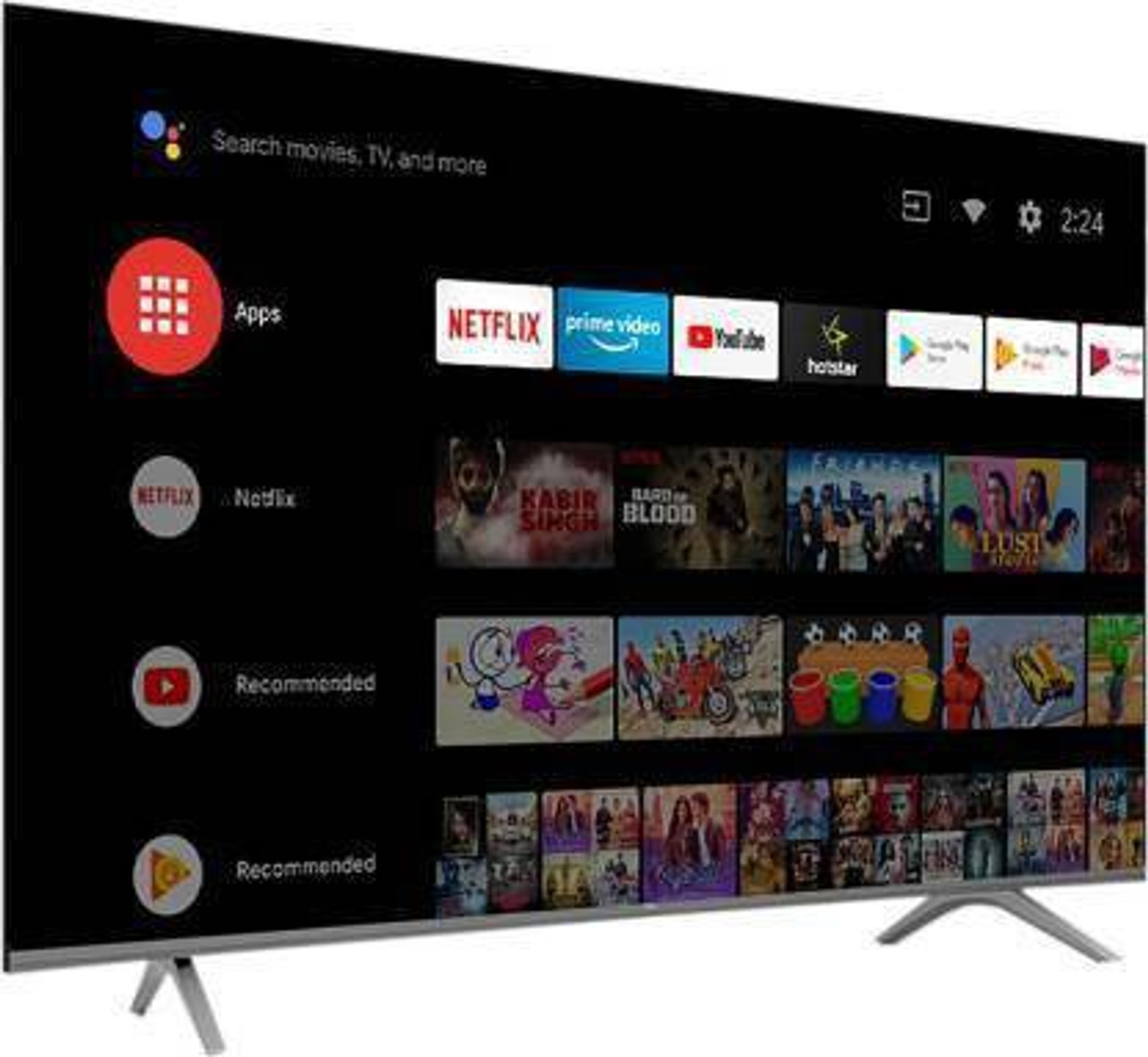 Image of Vu Premium 108 cm (43 inch) Ultra HD (4K) LED Smart Android TV