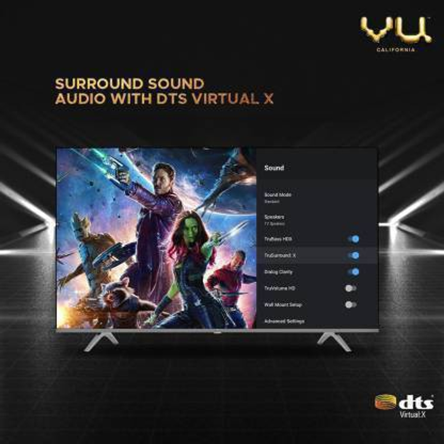 Image of Vu Premium 108 cm (43 inch) Ultra HD (4K) LED Smart Android TV