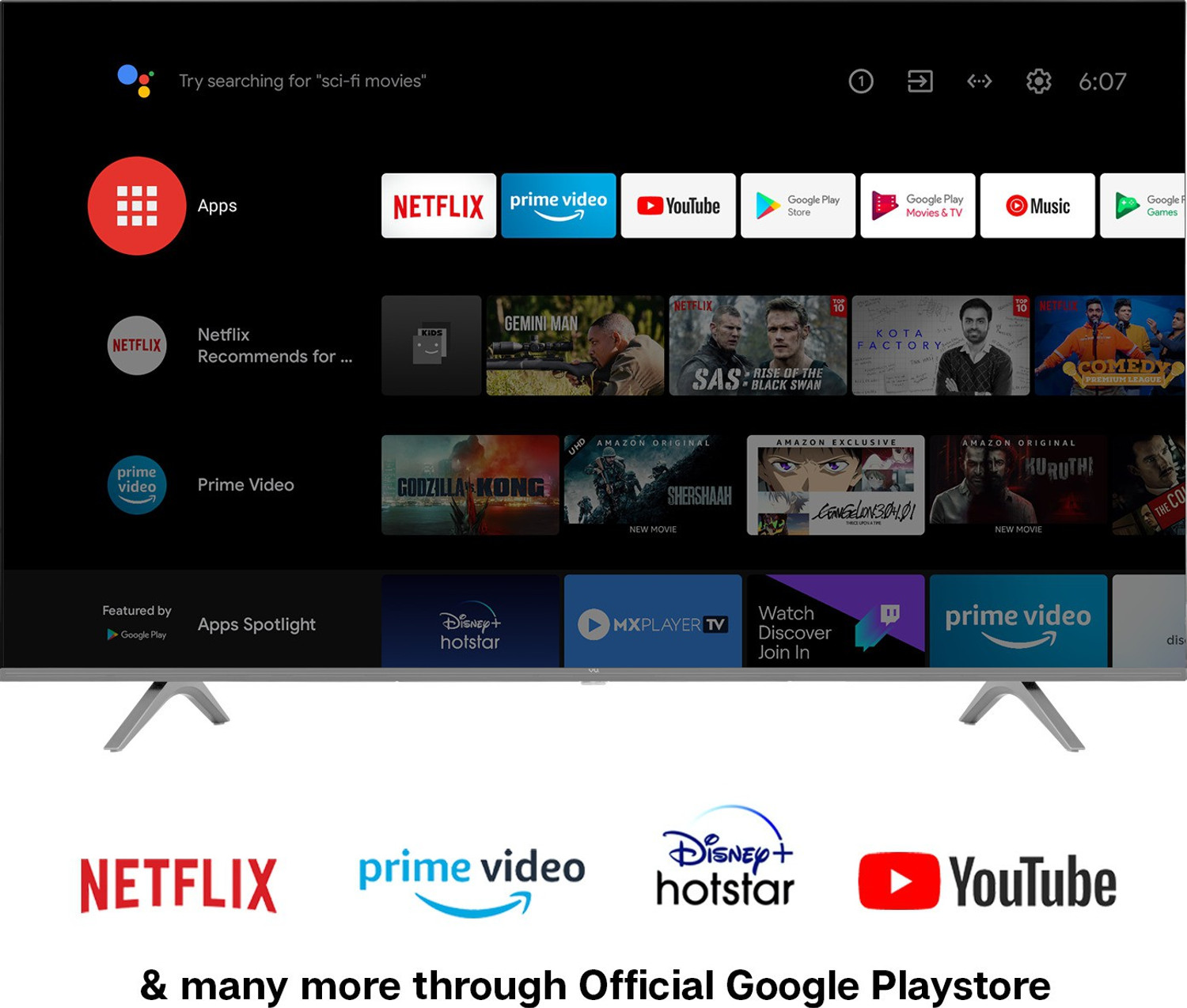 Image of Vu Premium 108 cm (43 inch) Ultra HD (4K) LED Smart Android TV