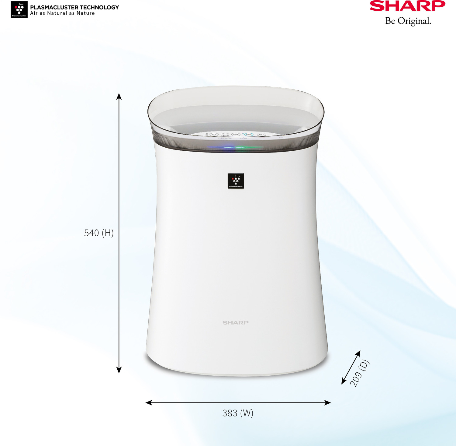 Image of Sharp FP-F40E-W Portable Room Air Purifier