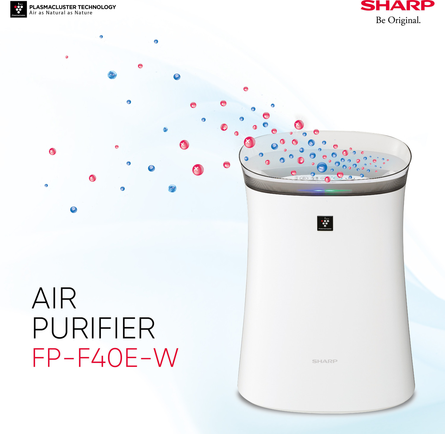 Image of Sharp FP-F40E-W Portable Room Air Purifier