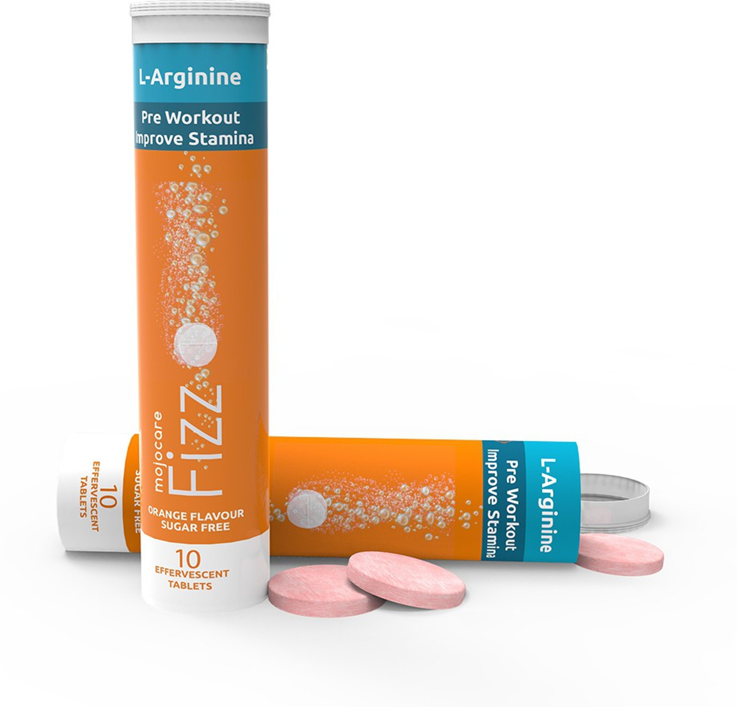 Image of Mojocare Fizz L-Arginine Improved Recovery Rate Longer Endurance-10 Tablets
