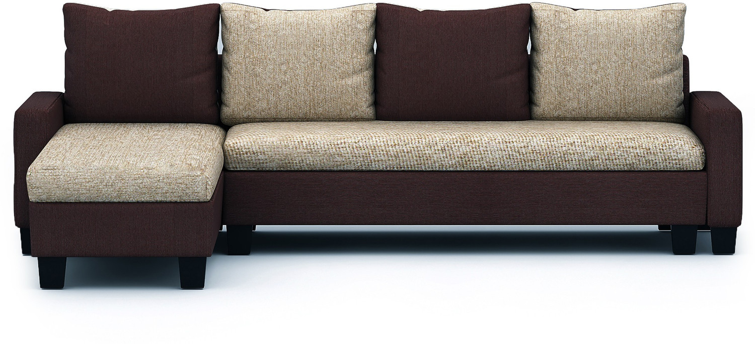 Image of Flipkart Perfect Homes Porto L Shape Fabric 6 Seater Sofa