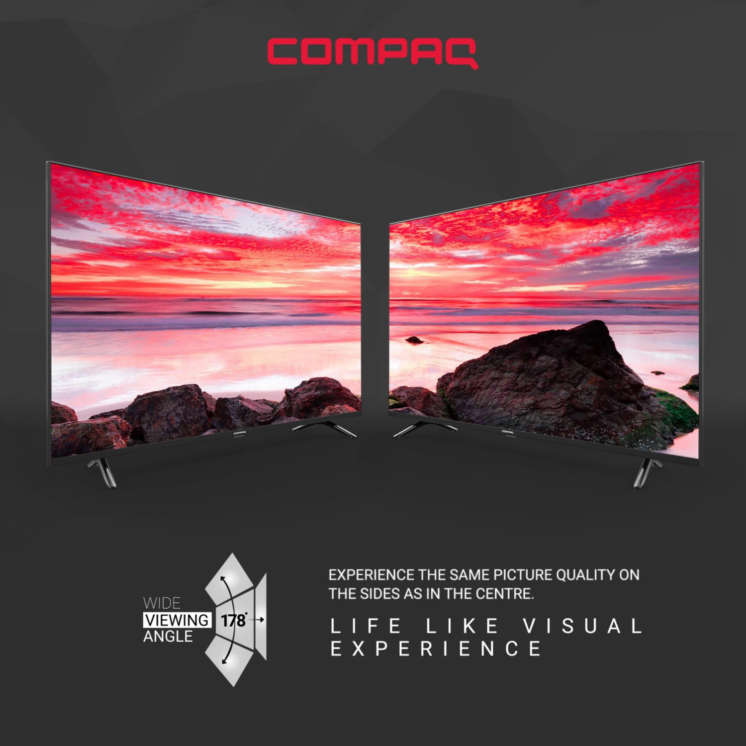 Image of Compaq HUEQ G50B 127 cm (50 inch) Ultra HD (4K) LED Smart Android TV