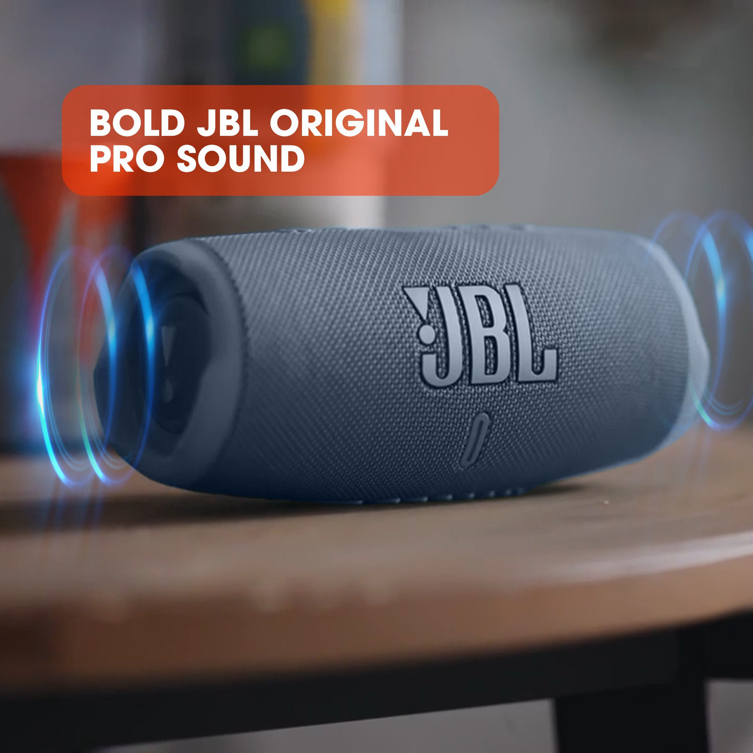Image of JBL Charge 5 with 20Hr Playtime,IP67 Rating,7500 mAh Powerbank, Portable 40 W Bluetooth Speaker