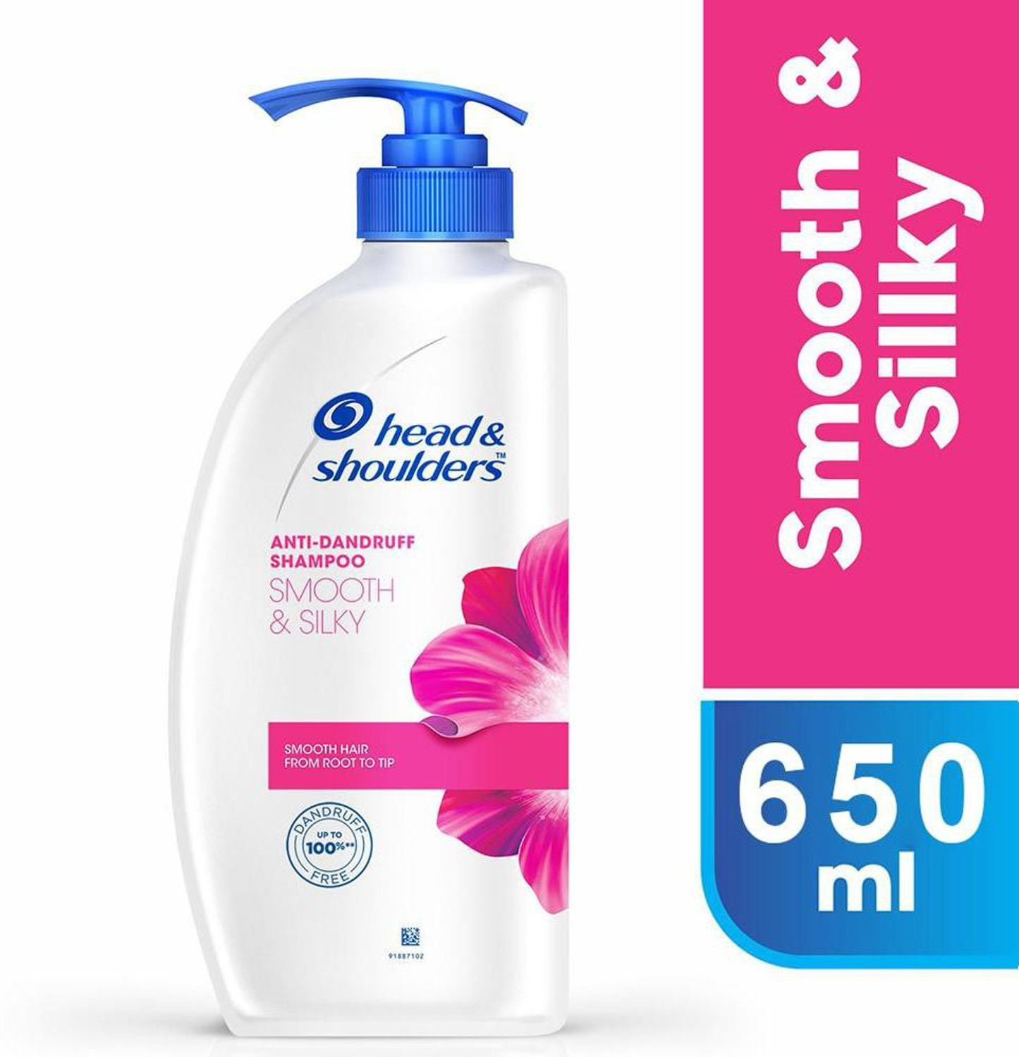 Image of HEAD & SHOULDERS Smooth & Silky Anti Dandruff Shampoo @@ (650ML)