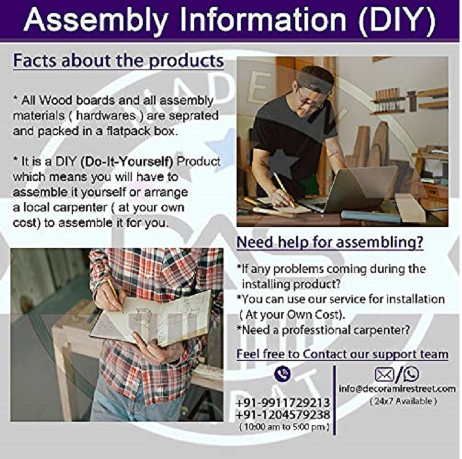 Image of Das Ambient With LED Light modern Engineered Wood TV Entertainment Unit