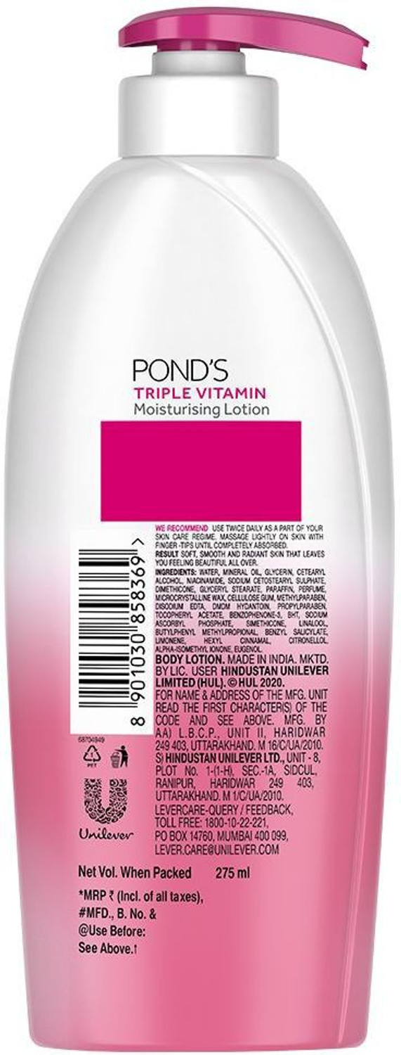 Image of POND's Bright Beauty Light Cr?me Body Lotion for Smooth & Bright Skin