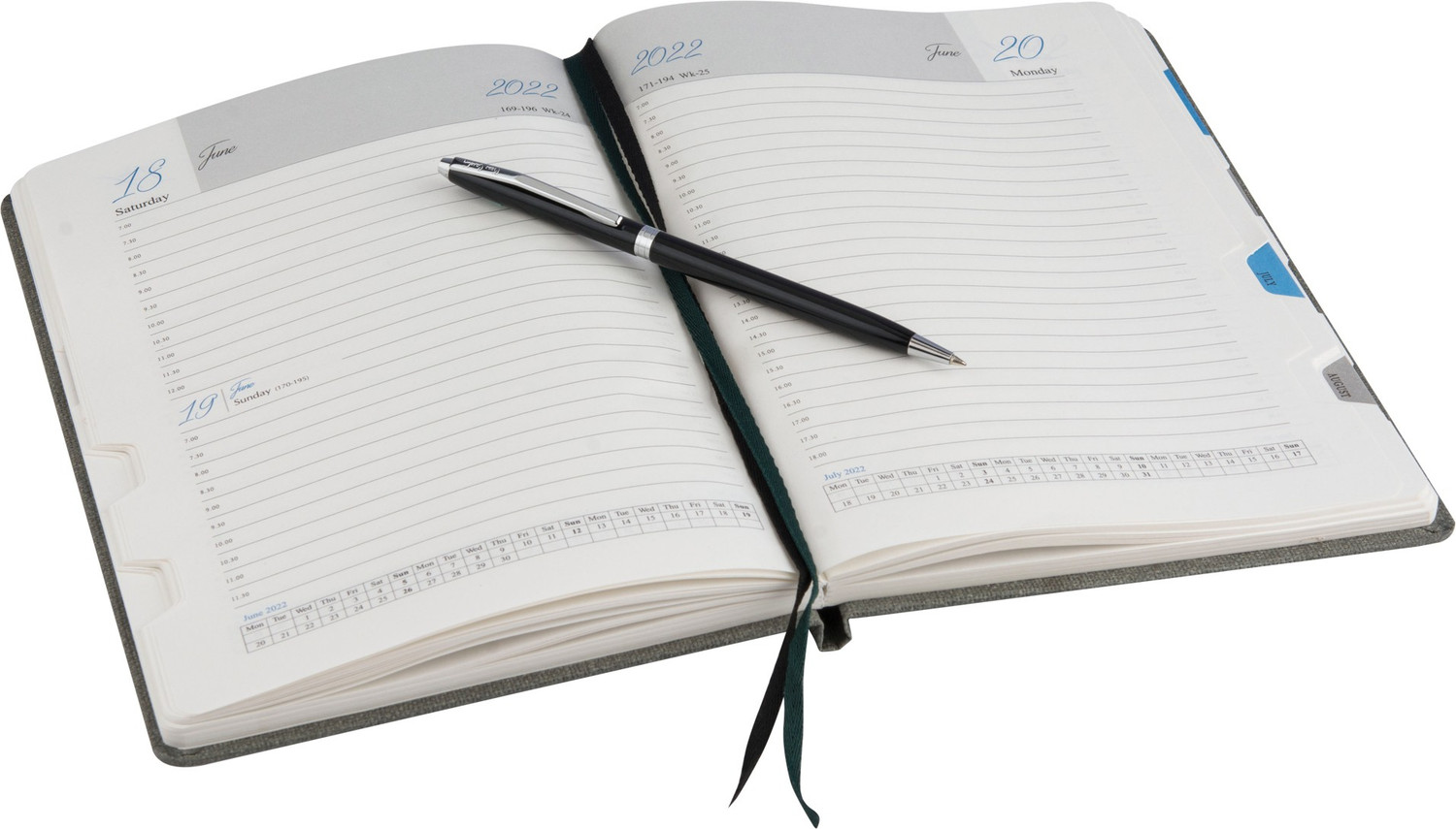 Image of Concept 2022 Canvas Diary + Pierre Cardin Belami Ball Pen Pen Gift Set