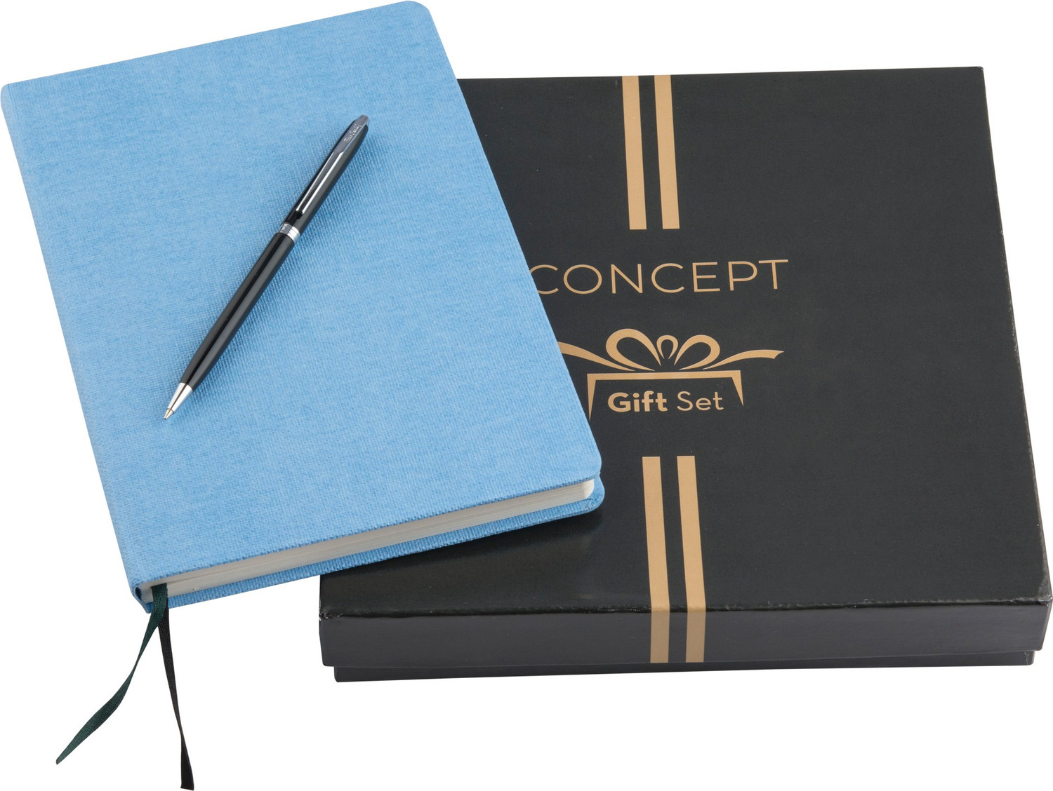 Image of Concept 2022 Canvas Diary + Pierre Cardin Belami Ball Pen Pen Gift Set