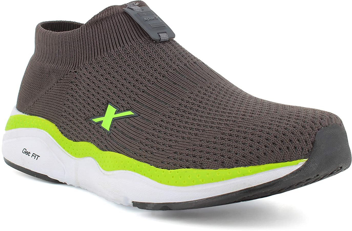 Shoes grey deals neon green