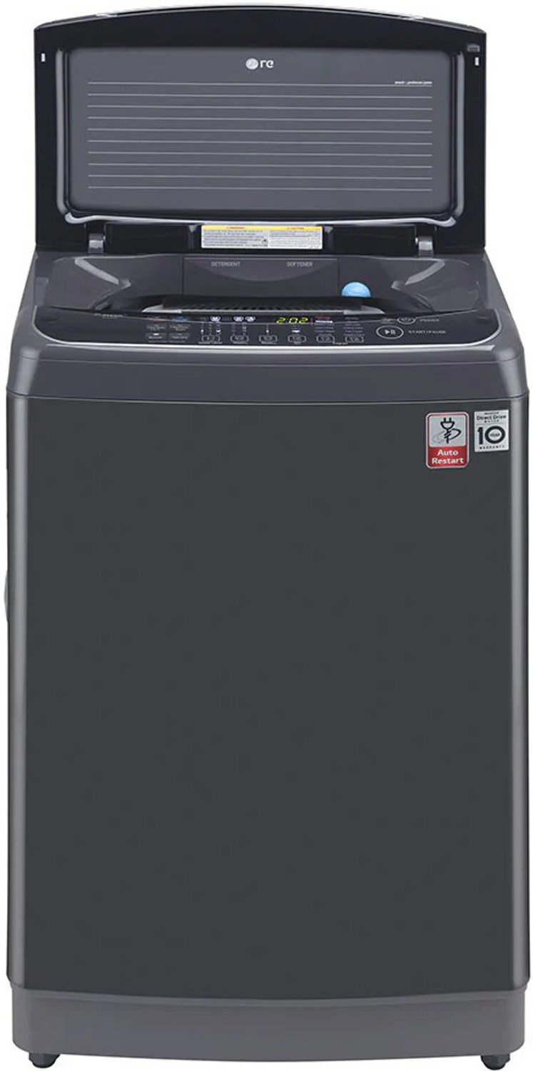 Image of LG 11 kg with Wi-Fi Enabled Fully Automatic Top Load Washing Machine with In-built Heater Black
