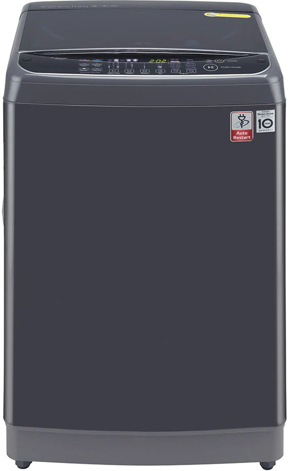 Image of LG 11 kg with Wi-Fi Enabled Fully Automatic Top Load Washing Machine with In-built Heater Black