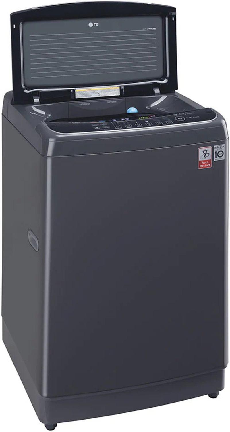 Image of LG 11 kg with Wi-Fi Enabled Fully Automatic Top Load Washing Machine with In-built Heater Black