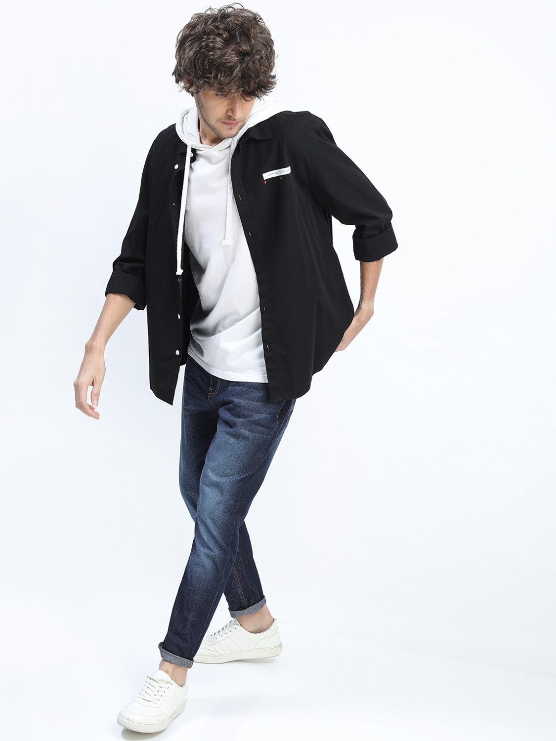 Image of KETCH Tapered Fit Men Blue Jeans