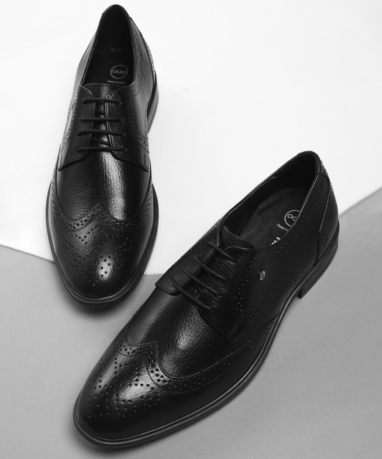 HUSH PUPPIES Zampa Derby For Men Black 8 Price History