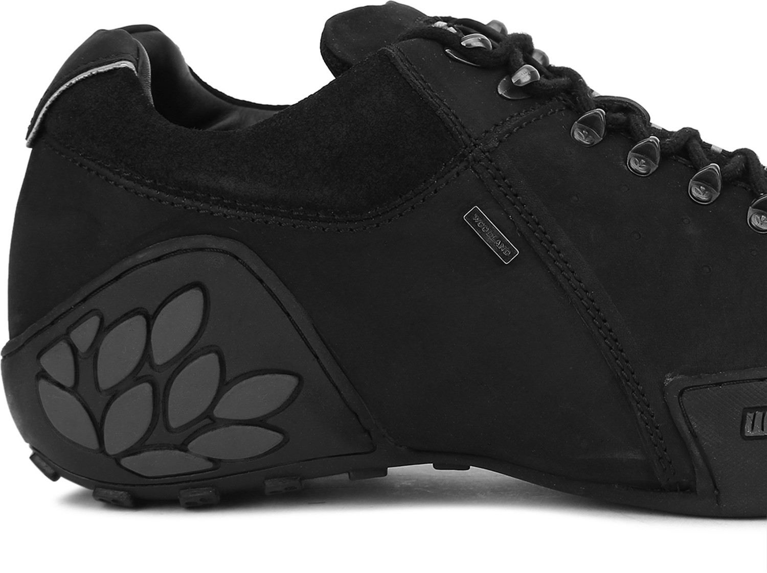Woodland casual black shoes store
