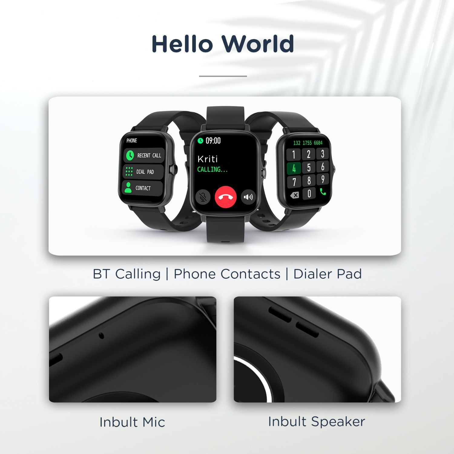 Image of Pebble Cosmos Pro 1.7inch HD display with Bluetooth calling function Smartwatch