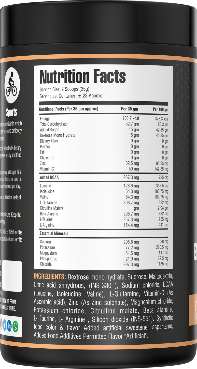 Image of Dr.Nutra Pre Workout Instant Energy Drink, (1 Kg ,Blue Raspberry Flavour) Sports Drink