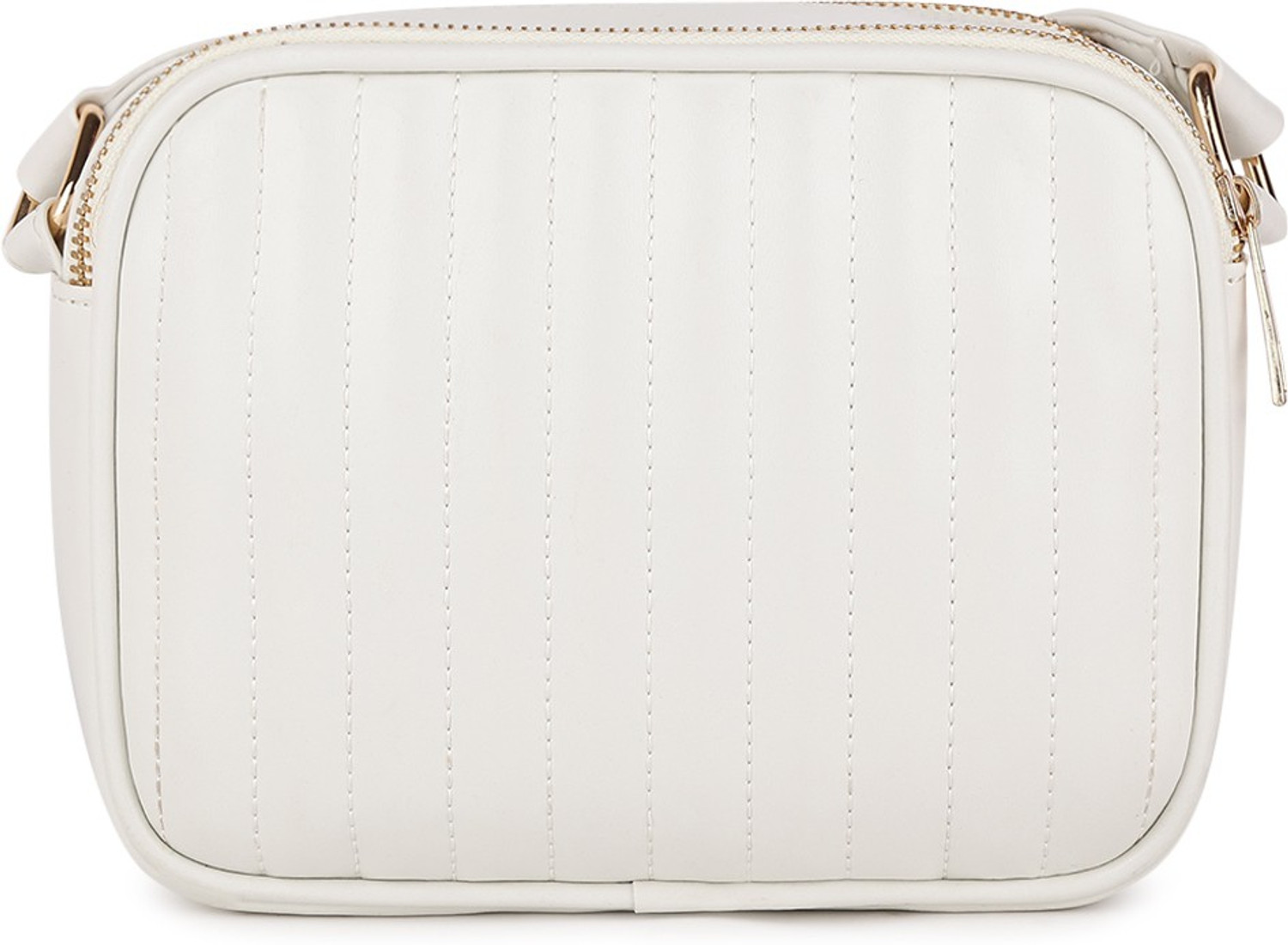 Image of KLEIO White Sling Bag Quilted Travelling Crossbody Sling Bag For Women /Girls