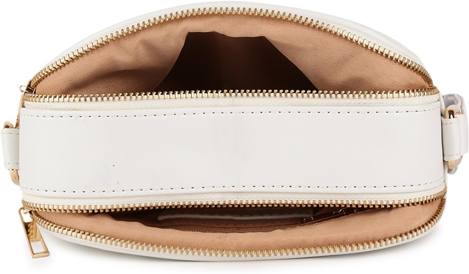 Image of KLEIO White Sling Bag Quilted Travelling Crossbody Sling Bag For Women /Girls