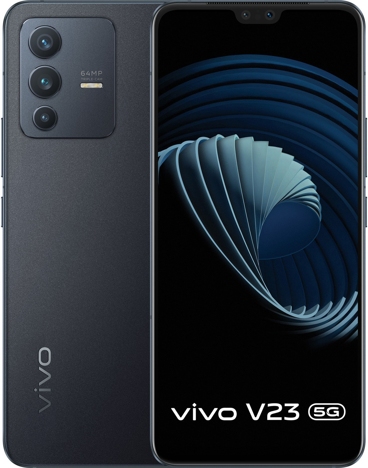 Image of vivo V23 5G (Stardust Black, 128 GB)