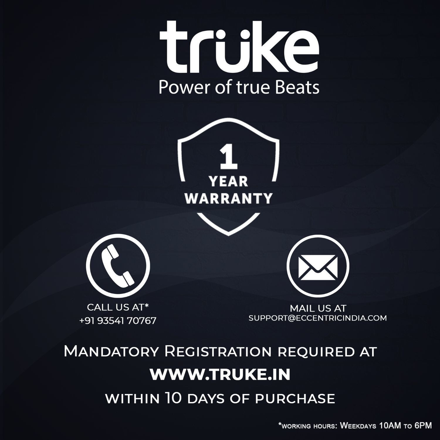 Image of truke Airbuds Lite with Quad Mic ENC, 48Hrs Battery, Gaming Mode,Made in India, 5.1v Bluetooth