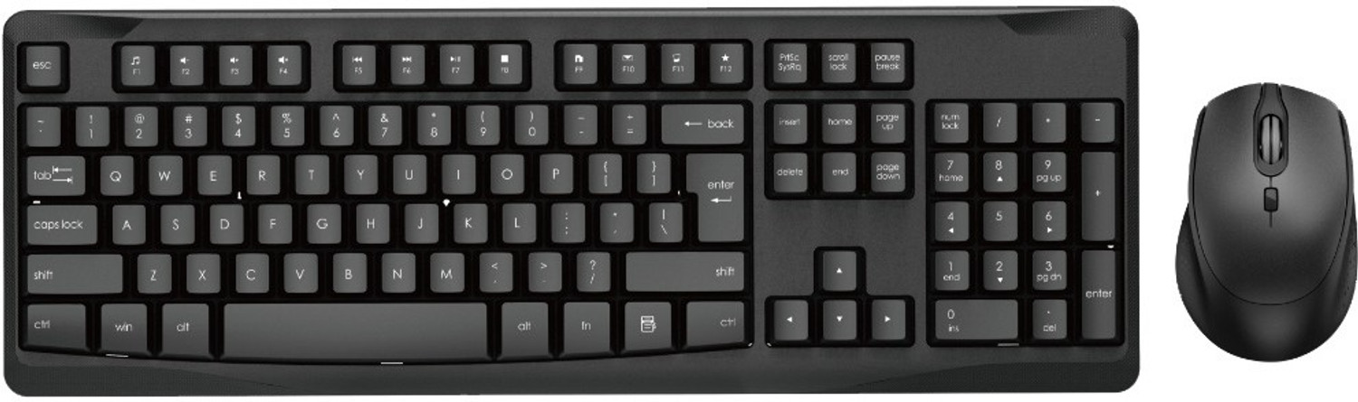 Image of Flipkart SmartBuy IG9100, Keyboard & Mouse Combo- Wireless Standard Multi-device Keyboard Compatible with Desktop, Laptop, Mac